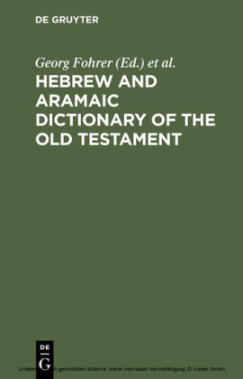 Hebrew and Aramaic Dictionary of the Old Testament