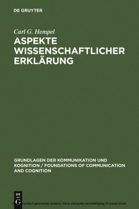 Aspekte wissenschaftlicher Erklärung