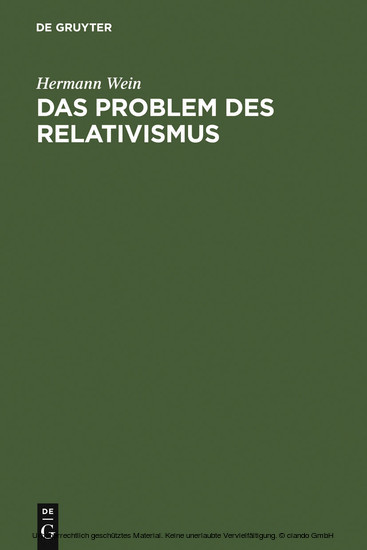 Das Problem des Relativismus main product photo