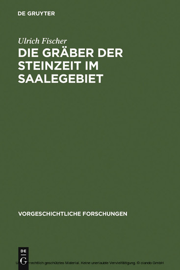 Die Gräber der Steinzeit im Saalegebiet main product photo