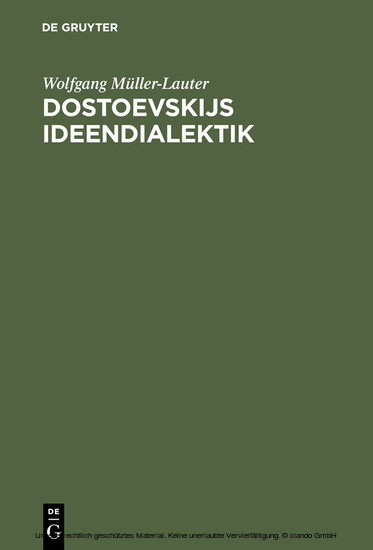 Dostoevskijs Ideendialektik main product photo