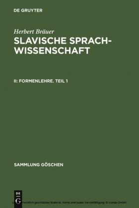 Formenlehre. Teil 1