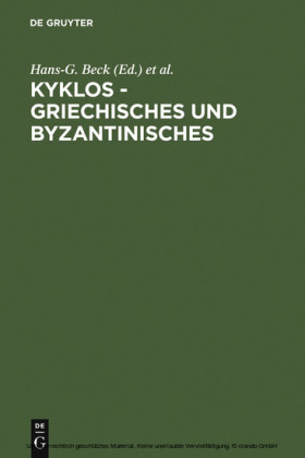 Kyklos - Griechisches und Byzantinisches
