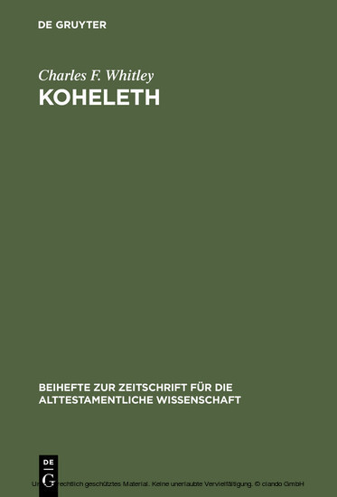 Koheleth main product photo