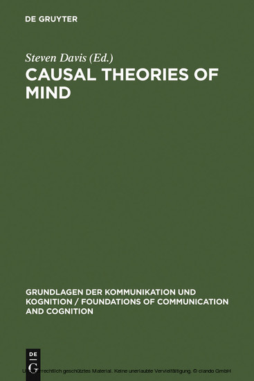 Causal Theories of Mind main product photo