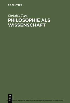 Philosophie als Wissenschaft