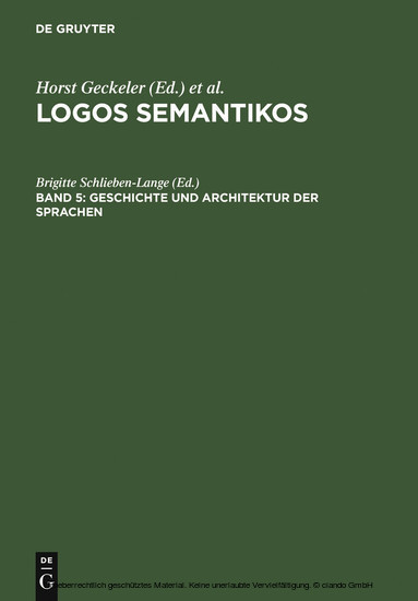 Geschichte und Architektur der Sprachen main product photo