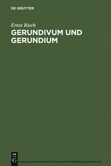 Gerundivum und Gerundium main product photo