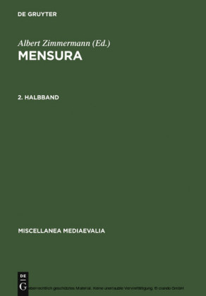 Mensura. 2. Halbbd