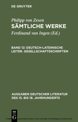 Deutsch-lateinische Leiter. Gesellschaftsschriften