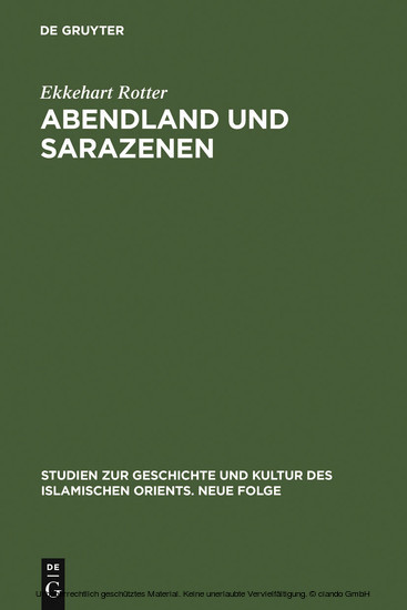 Abendland und Sarazenen main product photo