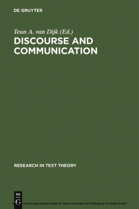 Discourse and Communication