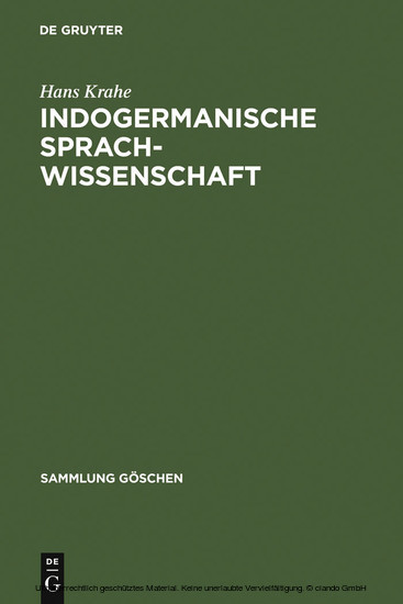 Indogermanische Sprachwissenschaft main product photo