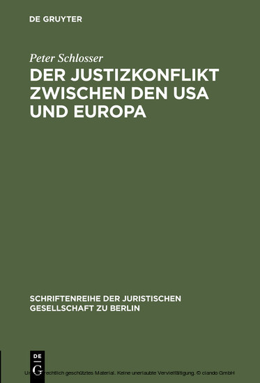 Der Justizkonflikt zwischen den USA und Europa main product photo