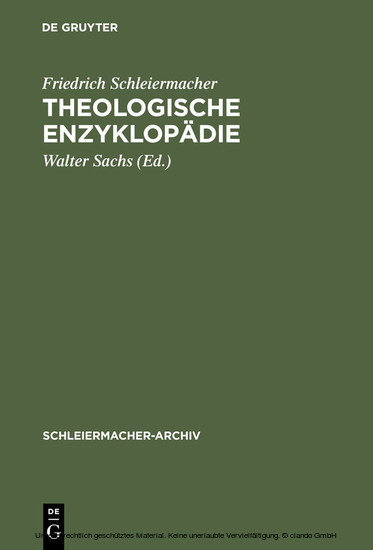 Theologische Enzyklopädie main product photo