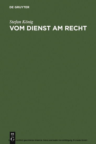 Vom Dienst am Recht main product photo