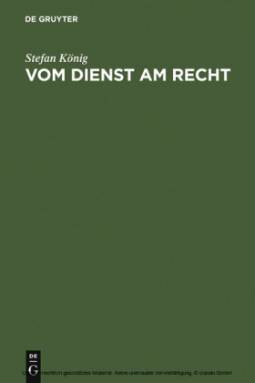 Vom Dienst am Recht