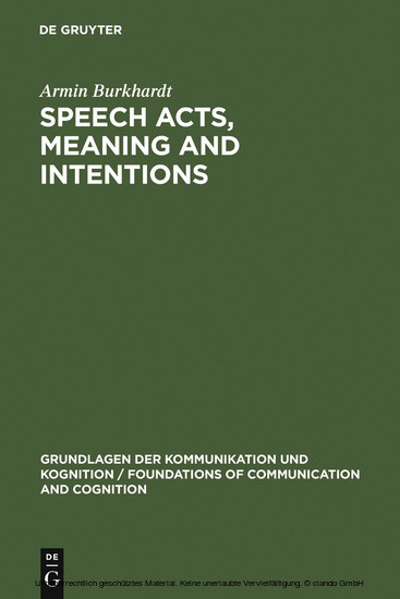 Speech Acts, Meaning and Intentions main product photo