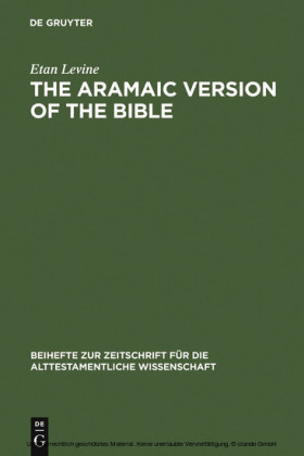 The Aramaic Version of the Bible
