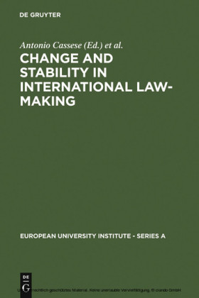 Change and Stability in International Law-Making