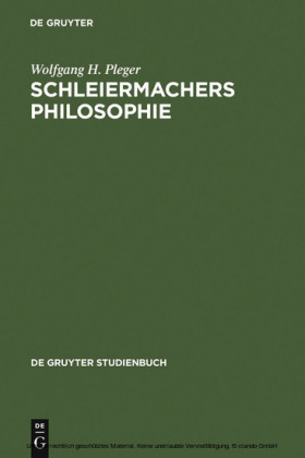 Schleiermachers Philosophie