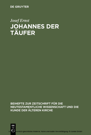 Johannes der Täufer main product photo