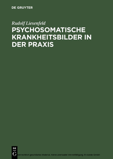 Psychosomatische Krankheitsbilder in der Praxis main product photo