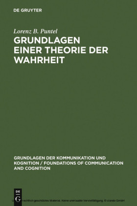 Grundlagen einer Theorie der Wahrheit