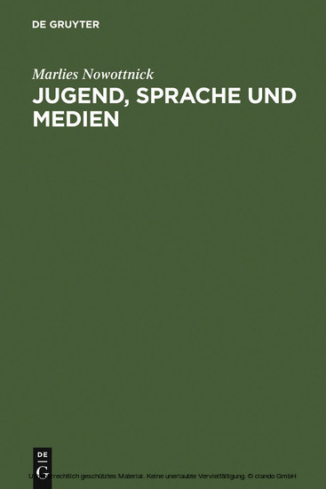 Jugend, Sprache und Medien main product photo
