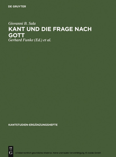 Kant und die Frage nach Gott main product photo