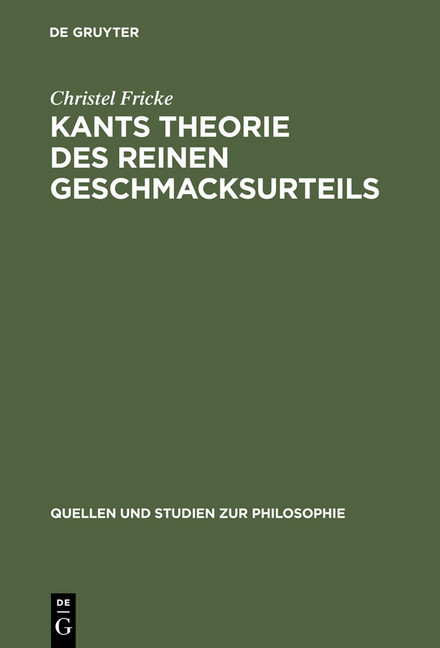 Kants Theorie des reinen Geschmacksurteils main product photo