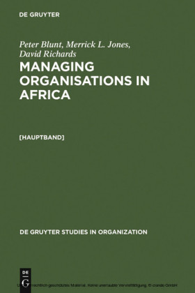 Managing Organisations in Africa
