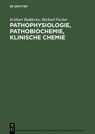 Pathophysiologie, Pathobiochemie, klinische Chemie main product photo
