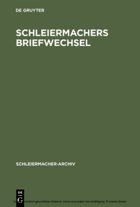 Schleiermachers Briefwechsel