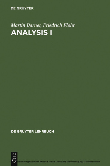 Analysis I main product photo