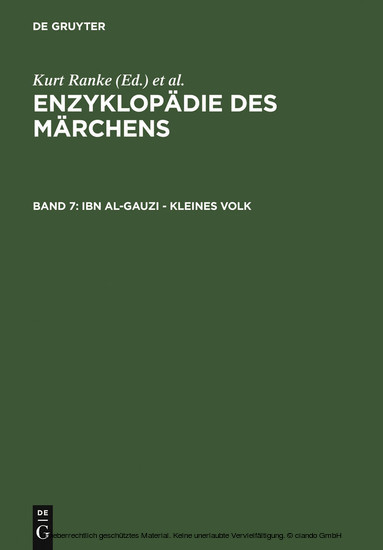 Ibn al-Gauzi - Kleines Volk main product photo