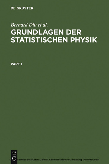 Grundlagen der Statistischen Physik main product photo