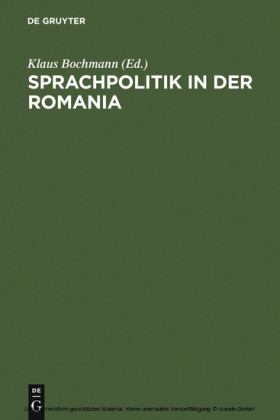 Sprachpolitik in der Romania