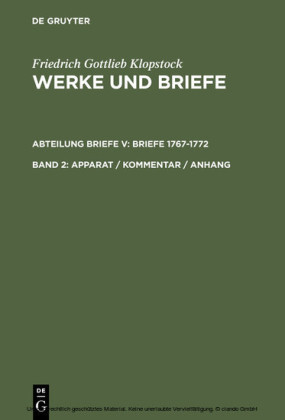 Apparat / Kommentar / Anhang