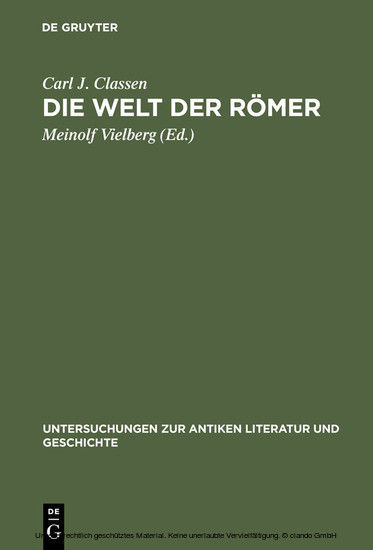 Die Welt der Römer main product photo