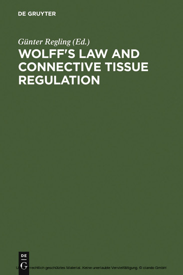 Wolff's Law and Connective Tissue Regulation main product photo