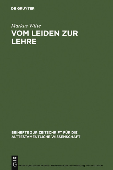 Vom Leiden zur Lehre main product photo