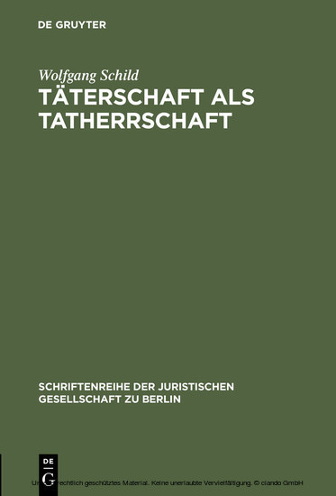 Täterschaft als Tatherrschaft main product photo