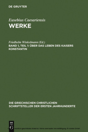 Über das Leben des Kaisers Konstantin