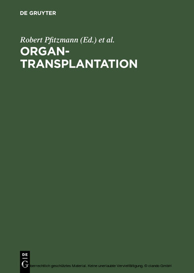 Organtransplantation main product photo