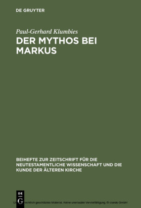 Der Mythos bei Markus