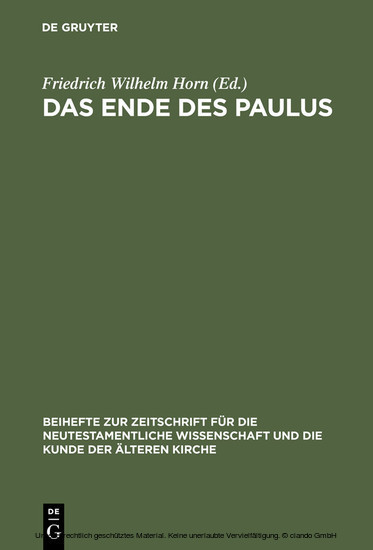 Das Ende des Paulus main product photo