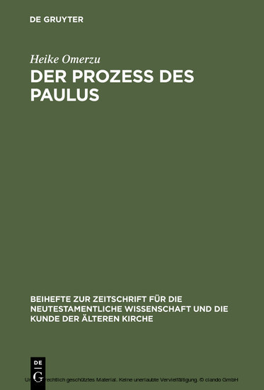 Der Prozeß des Paulus main product photo