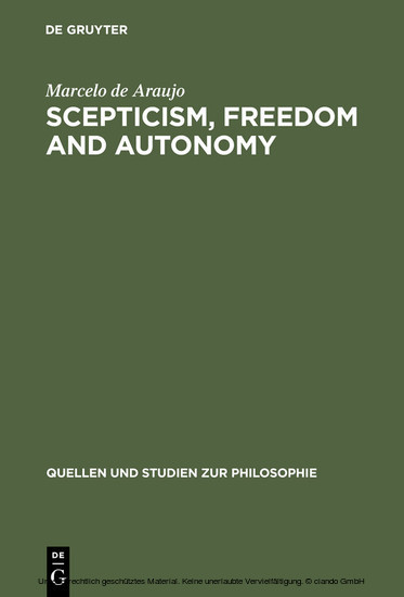 Scepticism, Freedom and Autonomy main product photo