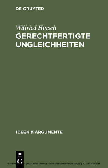 Gerechtfertigte Ungleichheiten main product photo